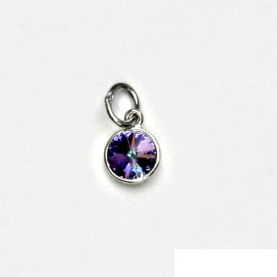 Čištín Stříbrný přívěsek Swarovski krystal vitrail light P 1336