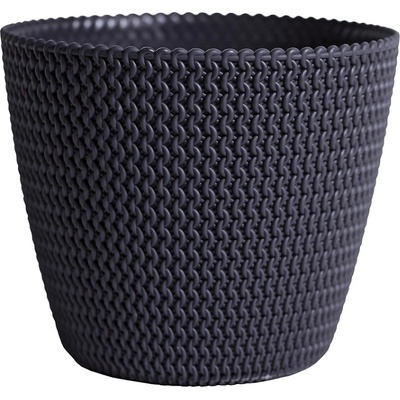 Prosperplast Květináč Splofy Antracit 16 cm