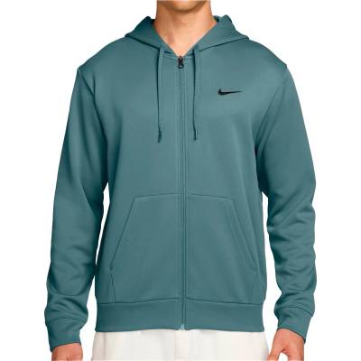 Nike Мъжка блуза с дълъг ръкав Nike Dri-Fit Hyverse Fleece Full Zip Hoodie - Mineral Slate / Mineral Slate / Black (216-9123-0111)