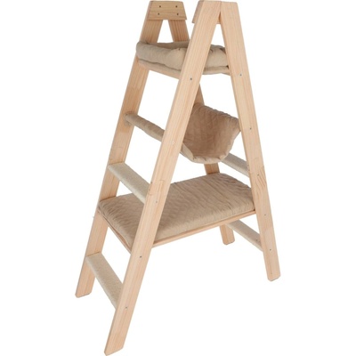 Kerbl 80921 Ladder Žebřík pro kočky přírodní béžový 134 x 39,5 x 97 cm