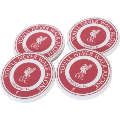 CurePink Tácky pod sklenice FC Liverpool: Znak TM-07415 10x10 cm