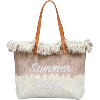 Maaleo plážová taška v boho štýle hnedé ombre