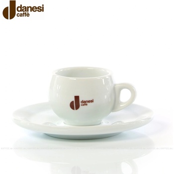 Danesi Caffé бяла порцеланова чаша с чинийка за Ristretto 60 мл