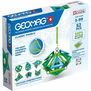Geomag Магнитен конструктор, Geomag, Classic Panels, 52 части