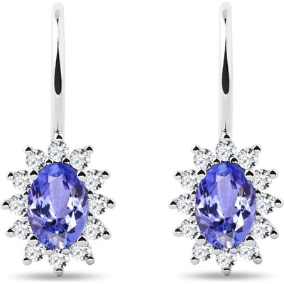 Klenota s diamanty a tanzanity k0206102