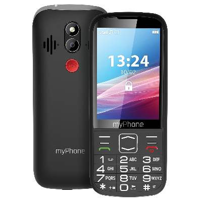 Telefon myPhone Halo 4 LTE Senior černý