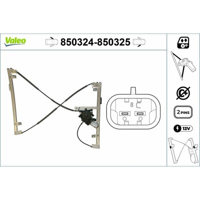 Mechanizmus zdvíhania okna VALEO 850325