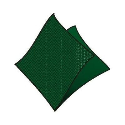 DekoStar Servítky 1V 4f 40ks tmavozelné 40x40cm