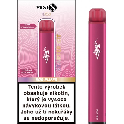 Venix MAX Starter Kit Max Pink 20 mg 900 potáhnutí – Zboží Dáma