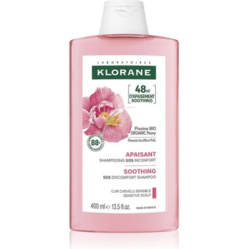 Klorane Peony Soothing Sensitive Hair Scalp Shampoo шампоан за чувствителна кожа на скалпа 400ml