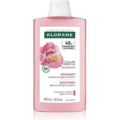 Klorane Peony Soothing Sensitive Hair Scalp Shampoo шампоан за чувствителна кожа на скалпа 400ml