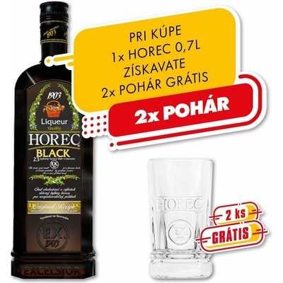 Horec Black 35% 0,7 l (čistá fľaša)