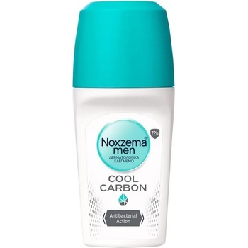 Noxzema Ноксима антибактериален рол-он за мъже, Noxzema Men Deodorant Roll On Cool Carbon 72h 50ml