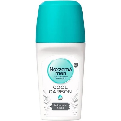 Noxzema Ноксима антибактериален рол-он за мъже, Noxzema Men Deodorant Roll On Cool Carbon 72h 50ml