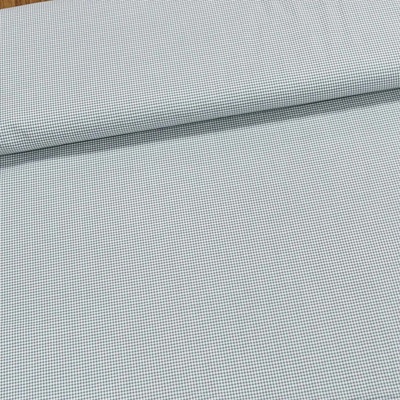 Košilovina bavlněná / batist, drobná šedo-bílá kostička, š.150cm (látka v metráži)