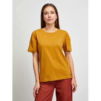 ZOOT. lab Горчица основна тениска с къс ръкав METROOPOLIS от ZOOT. lab Leora ZOOT. lab | Zhalt | ЖЕНИ | XS