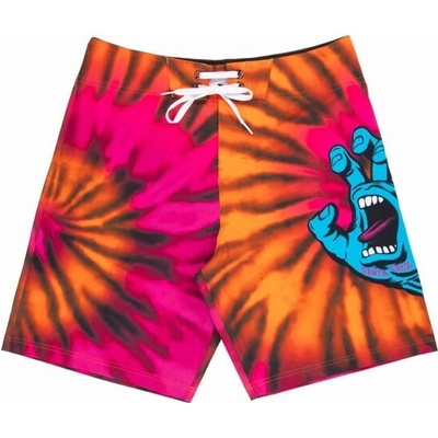 Santa Cruz koupáky Screaming Hand Boardshort Pink/Orange