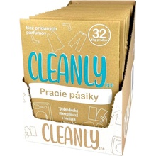 CleanlyEco Pracie pásiky na 18x32 praní bez vône kartón