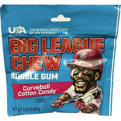 Big League Chew Bubble Gum Cotton Candy 60 g