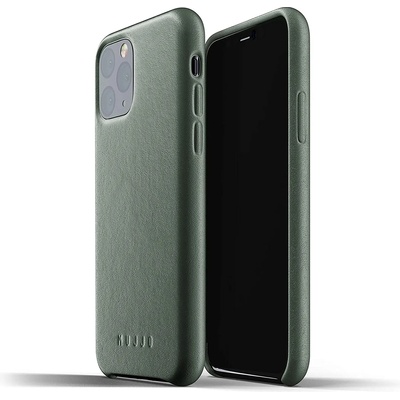 Mujjo Кожен калъф Mujjo за iPhone 11 Pro Max, зелен (MUJJO-CL-003-SG)