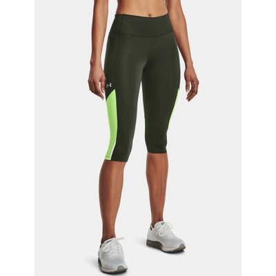 Under Armour UA Fly Fast 3.0 Speed Capri dámské zelené