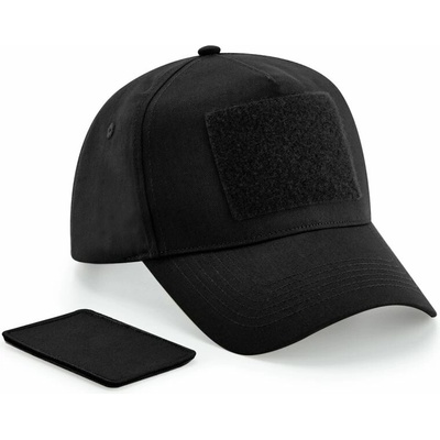 Beechfield B638 5 panelová s nášivkou 53.0638 black