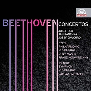 Supraphon Beethoven: Kompletní Koncerty A Trojk - Suk Josef, Panenka Jan, Chuchr - 4CD (010196)