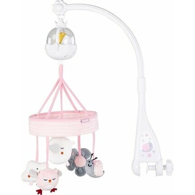 CHIPOLINO Hudební závěsný kolotoč s projektorem Pink Garden