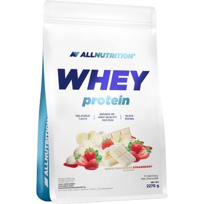 ALLNUTRITION Whey Protein [2270 грама /ПЛИК/] Бял шоколад с ягода