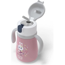 Monbento dětská termoláhev Stram pink Bunny 0,36 l