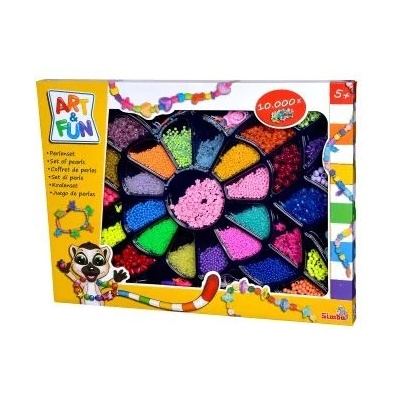 Simba Toys Art&Fun: Комплект цветни мъниста Giga - 10 000 броя