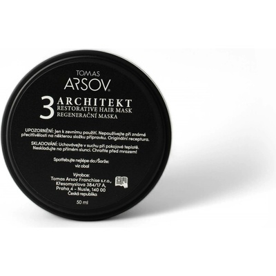 Tomas Arsov ARCHITEKT Regenerační maska pro poškozené vlasy 50 ml