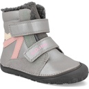D.D.Step W073-52306D dětské zimní barefoot boty šedé