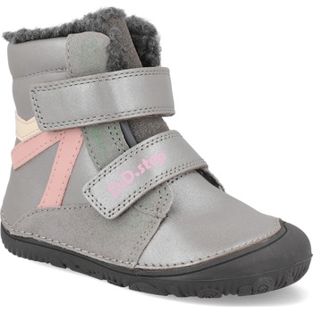 D.D.Step W073-52306D dětské zimní barefoot boty šedé
