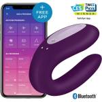 Satisfyer Вибратор за двойки с APP лилав Satisfyer Double Joy