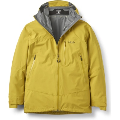 Rab Мъжко водоустойчиво яке Rab Downpour Mountain Jacket Waterproof jacket - Dark Pollen - размер XL (002-3519-0414)