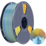 SUNLU Silk PLA+ Forth-Color Blue Purple Orange Yellow - 1, 75 mm / 1000 g (6933582322274)