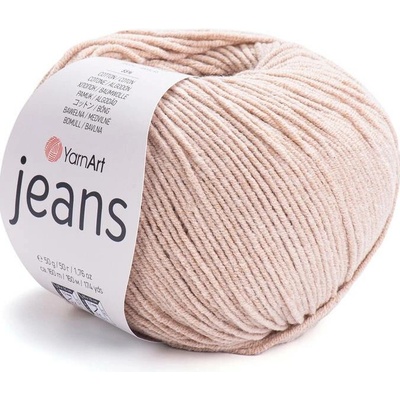 Yarn Art příze YarnArt Jeans 87 krémově nugátová