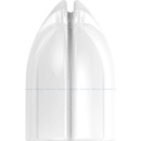 L-Style Shell Lock Ring plastové bílé 6ks