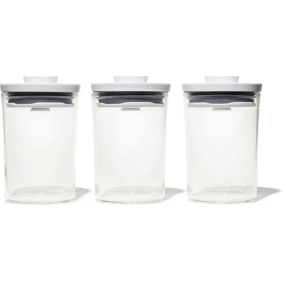 OXO POP UP Set dóz kulaté 0,6 l 3 ks