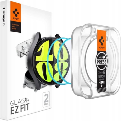 Spigen Glass tR EZ Fit 2 Pack, transparency - Samsung Galaxy Watch7 44mm AGL08493