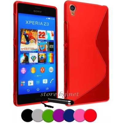 Sony Xperia Z3 Силиконов Калъф + Скрийн Протектор и Стилус