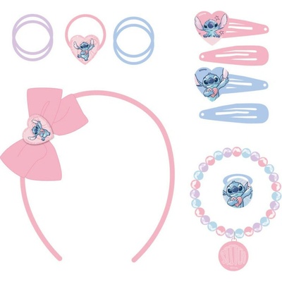 Cerdá Set doplňků do vlasů 12 ks Stitch