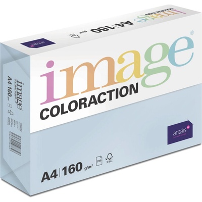 Coloraction barevný xerografický papír Image 80g A4, ledově modrá, balení 500 archů
