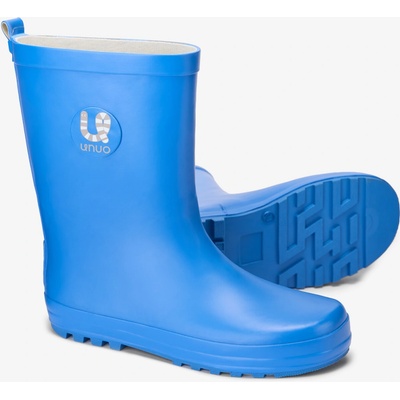 Unuo dětské barefoot holínky Sytě modrá