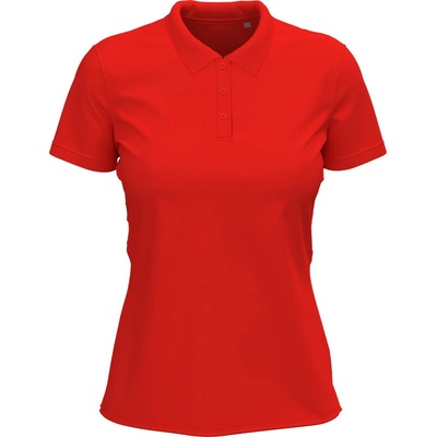 Stedman Polokošile Polo Women krátký rukáv dámské COT-05310005501 Červená scarlet