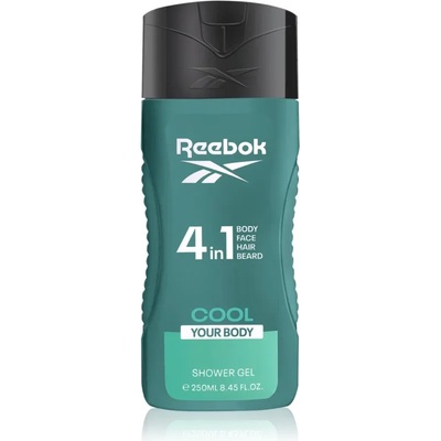 Reebok Cool Your Body освежаващ душ гел 4 в 1 за мъже 250ml
