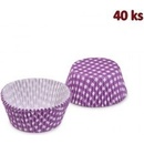 Wimex košíčky KARO fialové 50x30 mm 40ks