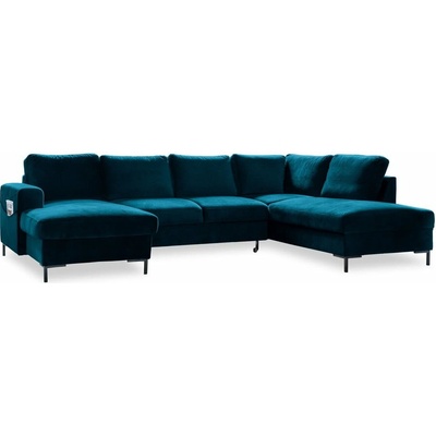 Miuform Lofty Lilly rohová pohovka tyrkysová/zelená/modrá pěti a vícemístná – Zbozi.Blesk.cz