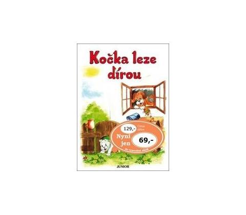 Kočka leze dírou